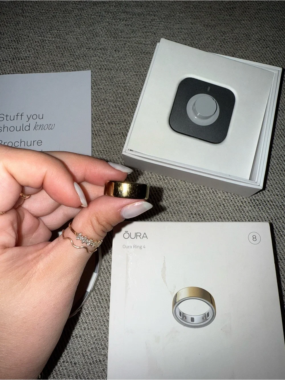 GoldOura Ring 4 Size 8